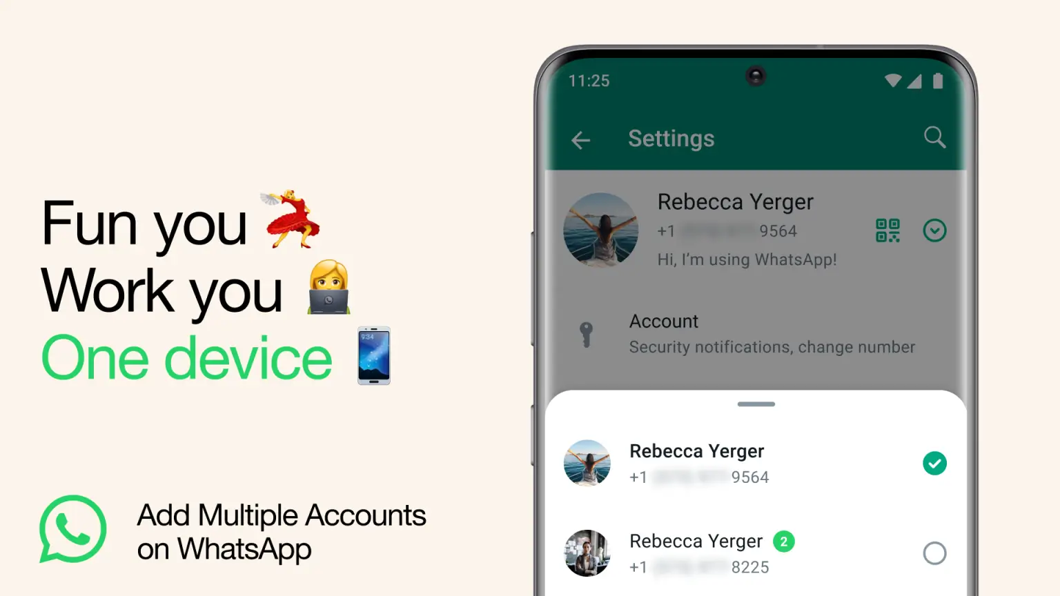 WhatsApp Multiple Accounts Features