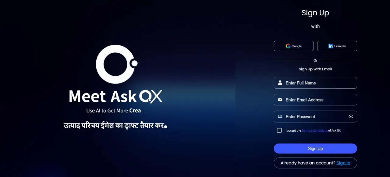 Ask QX App