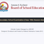 JKBOSE 10th Result 2024